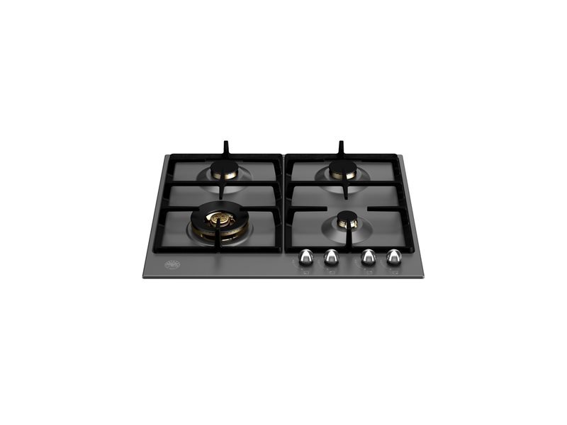 Placa a gás de 60 cm com wok - Nero Matt