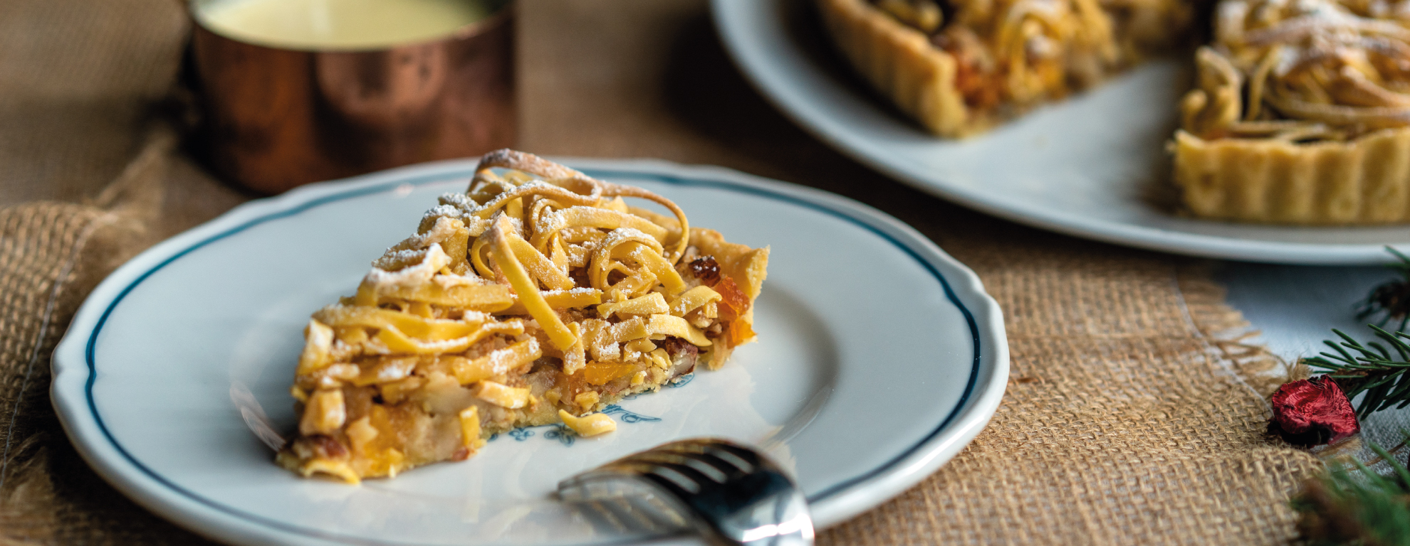 Fruit cake with pasta topping - Bertazzoni